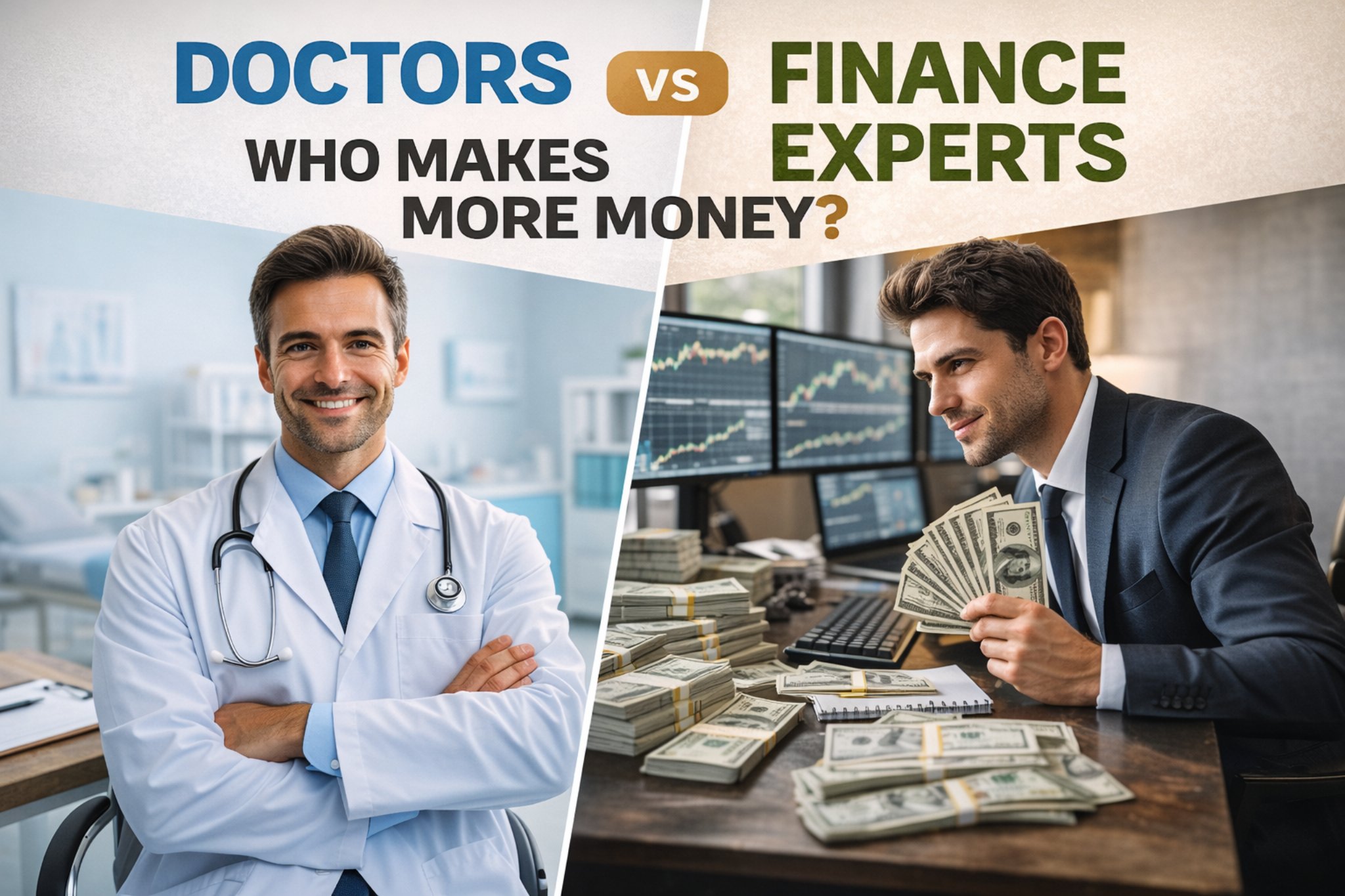 Doctor vs Finance Expert: Who Really Makes More Money in the Long Run